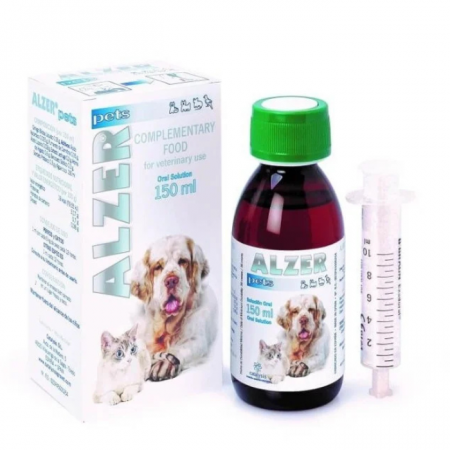 Afecțiuni Sistem Nervos - ALZER PETS, Supliment Neuroprotector, Caini si Pisici, 150 ml