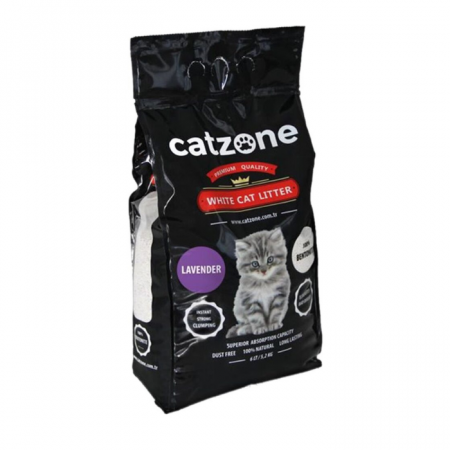 Igienă și Îngrijire - Catzone Clumping Nisip Super Premium Lavanda, 6l/5kg