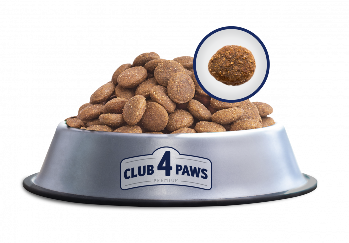 CLUB 4 PAWS Adult Dog All Breeds Miel si Orez, Hrana Uscata Caini Adulti, 14 kg [1]