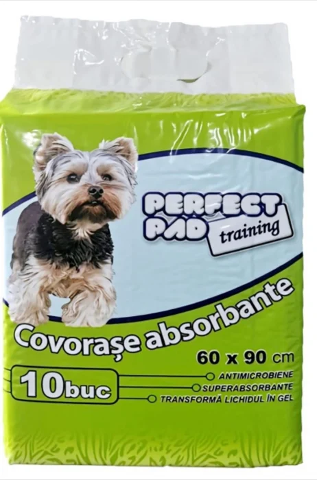 Igienă și Îngrijire - Covorase Absorbante Perfect Pad Training 60x90 cm, 10 buc/bax