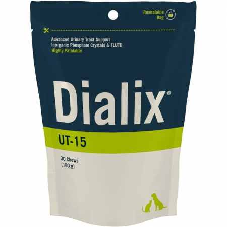Afecțiuni Renale/Urinare - Dialix UT-15, Supliment pentru Scaderea PH-ului Urinar, 30 Comprimate