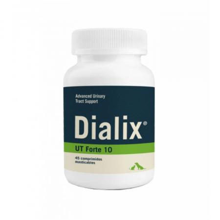 Suplimente nutritive, Vitamine - Dialix UT Forte 10, Supliment Dietetic Complet pentru Managementul Struvitilor si al Afectiunilor Tractului Urinar Inferior, Caini si Pisici, 45 tablete