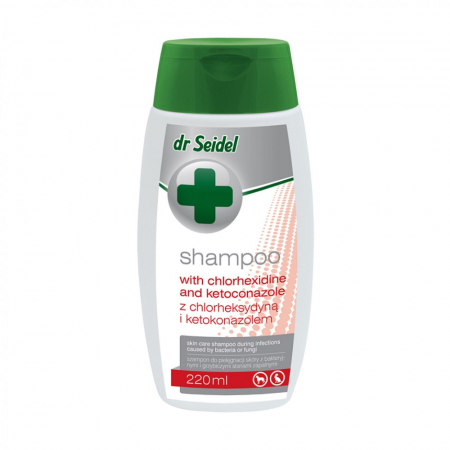 Șampoane și Balsamuri - Dr. Seidel, Sampon cu Clorhexidina si Ketoconazol, 220 ml