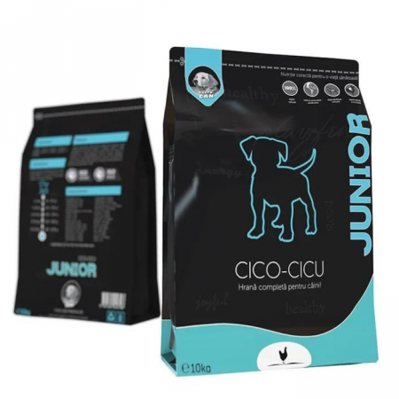 Hrană uscată câini - EXTRU-CAN Cico-Cicu, Hrana Uscata Caini Junior, 10 kg