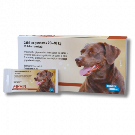 CÂINI - Fiprin Dog L, Pipeta Antiparazitara Caini (20-40 kg)