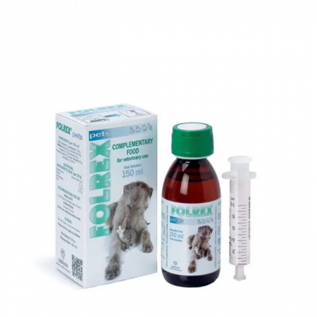 Antiinflamatoare - FOLREX Pets,  Supliment Terapia Displaziei si Artrozei pentru Calmarea Durerilor si Inflamatiilor, 30 ml
