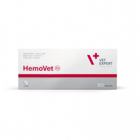 PROMOȚII - HemoVet Tratament pentru Anemie, Caini si Pisici, 60 tablete