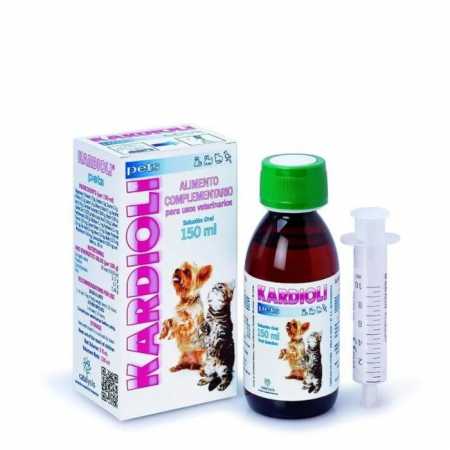 Afecțiuni Cardio - KARDIOLI Pets, Supliment pentru Sanatatea Inimii si Reducerea Colesterolului, Caini si Pisici, 30 ml