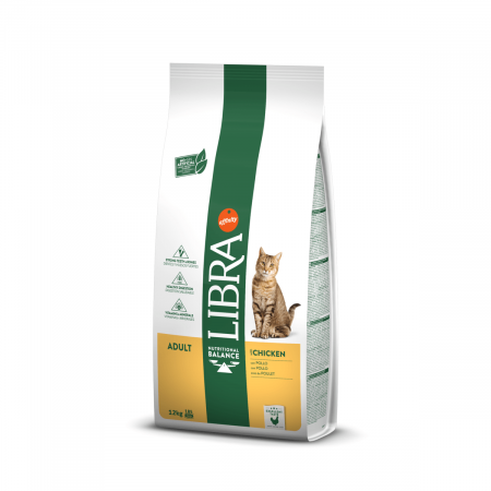 Hrană uscată pisici - Libra Cat, Hrana Uscata Pisici Adulte, Pui, 12 Kg
