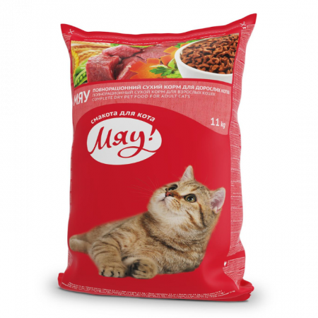 Hrană uscată pisici - MIAU! Hrana Uscata Pisici Adulte cu Vita 11 kg