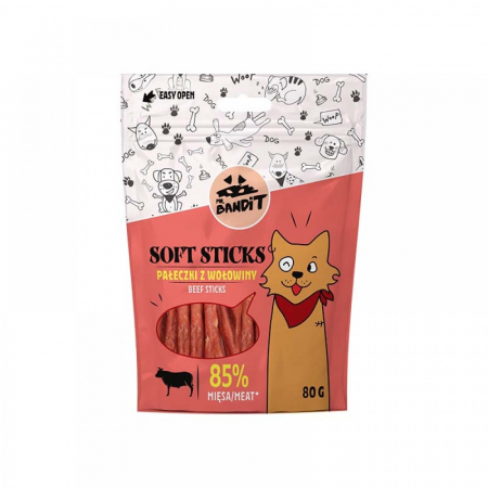 Recompense și Snack-uri - Mr. Bandit Soft Sticks Vita si Pui, Recompense pentru Caini, 80g