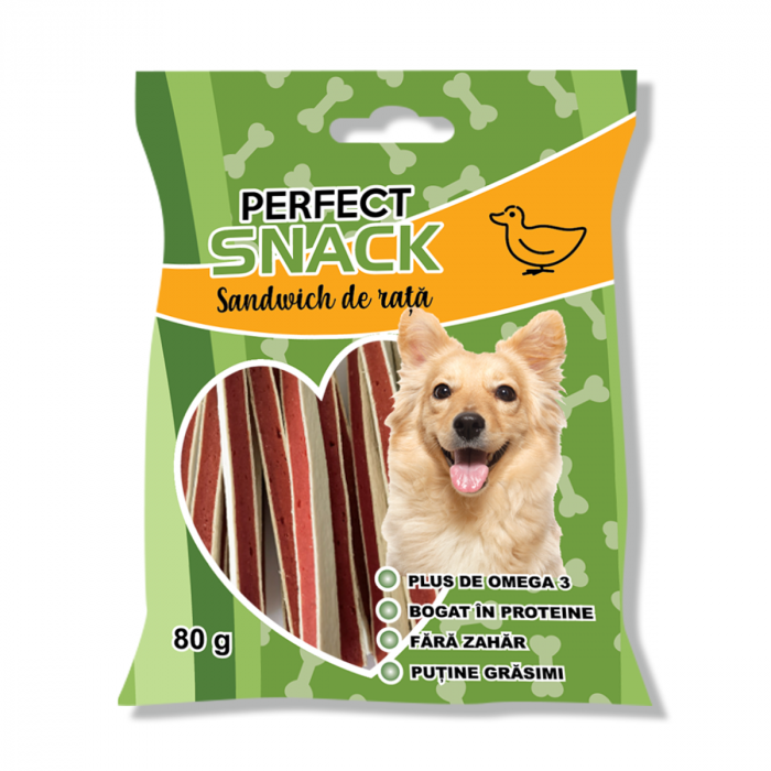 Recompense și Snack-uri - Perfect Snack, Sandwich de Rata, 80 g