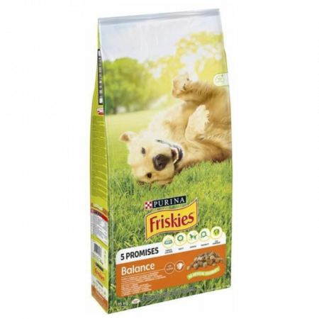 PROMOȚII - PURINA Friskies Balance, Hrana Uscata Caini Adulti, 10+5 Kg GRATIS