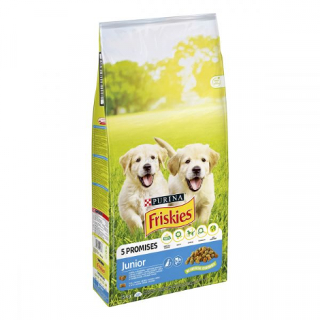 Hrană uscată câini - PURINA Friskies Junior, Hrana Uscata Catei Junior, 15 kg