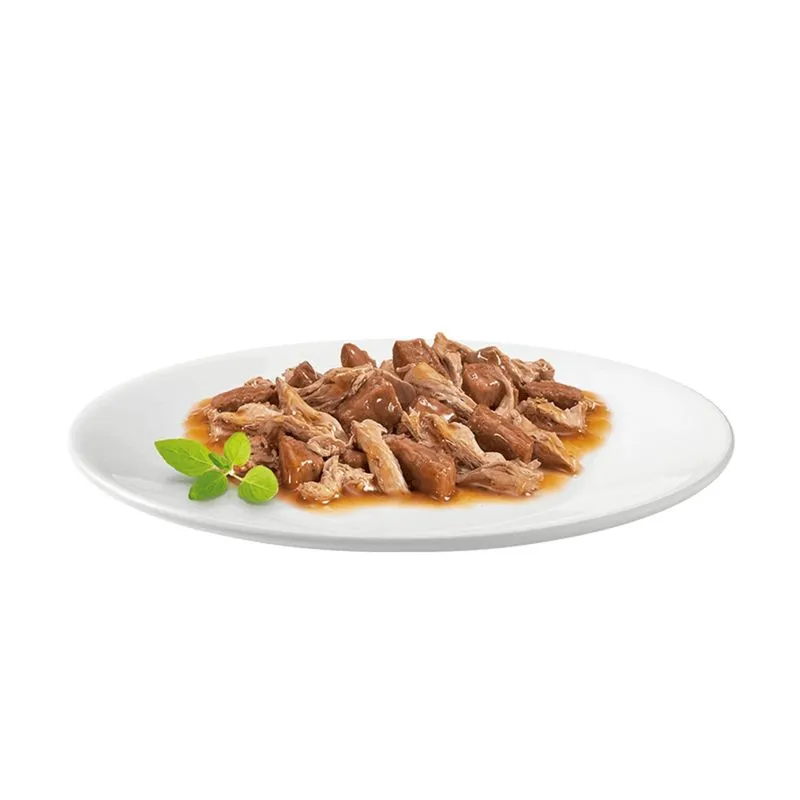 PURINA GOURMET GOLD DUO, Hrana Umeda Pisici (in sos), Vita si Pui, 85g [1]