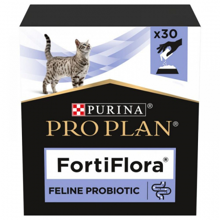 Suplimente nutritive, Vitamine - Purina Pro Plan Veterinary Diets FortiFlora Feline Probiotic, 30 plicuri x 1g