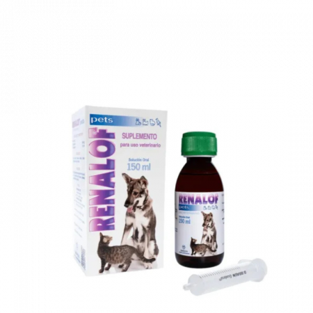 Afecțiuni Renale/Urinare - RENALOF Pets, Supliment Alimentar pentru Tractul Urinar, Caini si Pisici, 30 ml