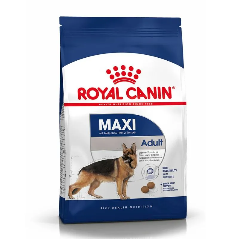PROMOȚII - Royal Canin Maxi Adult, Hrana Uscata Caini Adulti Talie Mare, 15 kg