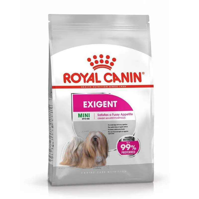 PROMOȚII - Royal Canin Mini Exigent, Hrana Uscata Caini Adulti Talie Mica, Apetit capricios, 3kg