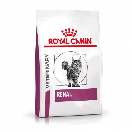 Diete veterinare și hrană specială - Royal Canin Renal Cat, Hrana Uscata Pisici Adulte, 4 kg
