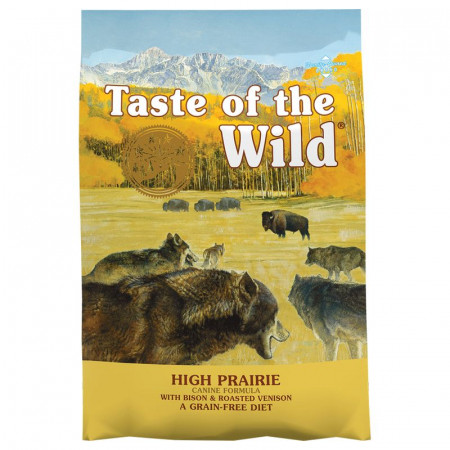 Hrană uscată câini - Taste Of The Wild High Prairie, Hrana Uscata Caini Adulti , Bizon si Vanat, 12.2 Kg