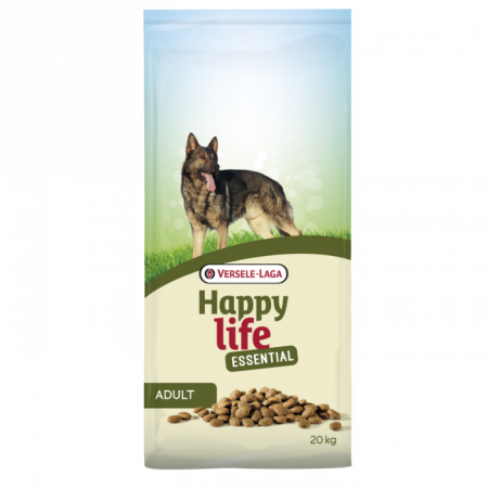 Hrană uscată câini - Versele Laga Happy Life Essential, Hrana Uscata Caini Adulti, 20 kg