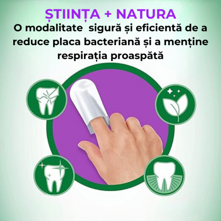 VET'S BEST Clean Teeth Finger, Servetele pentru Igiena Dintilor - 50 buc. [2]