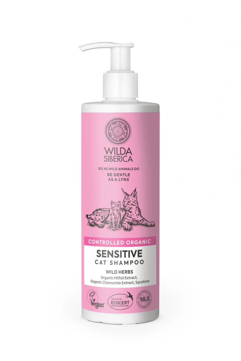 Igienă și Îngrijire - Wilda Siberica Sampon Sensitive Pisica 400 ml
