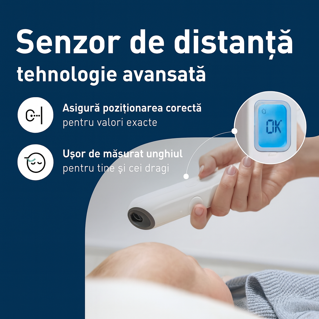 omron-gentle-temp-730-termometru-de-frunte-cu-infraroșu-senzor-distanta