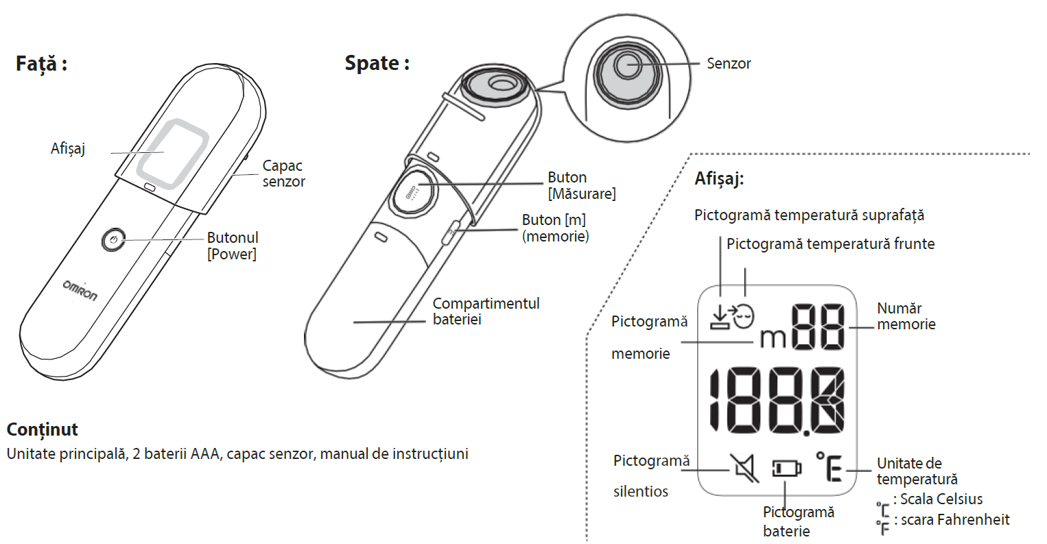 omron-gentle-temp-gt-730-termometru-de-frunte-prezentare