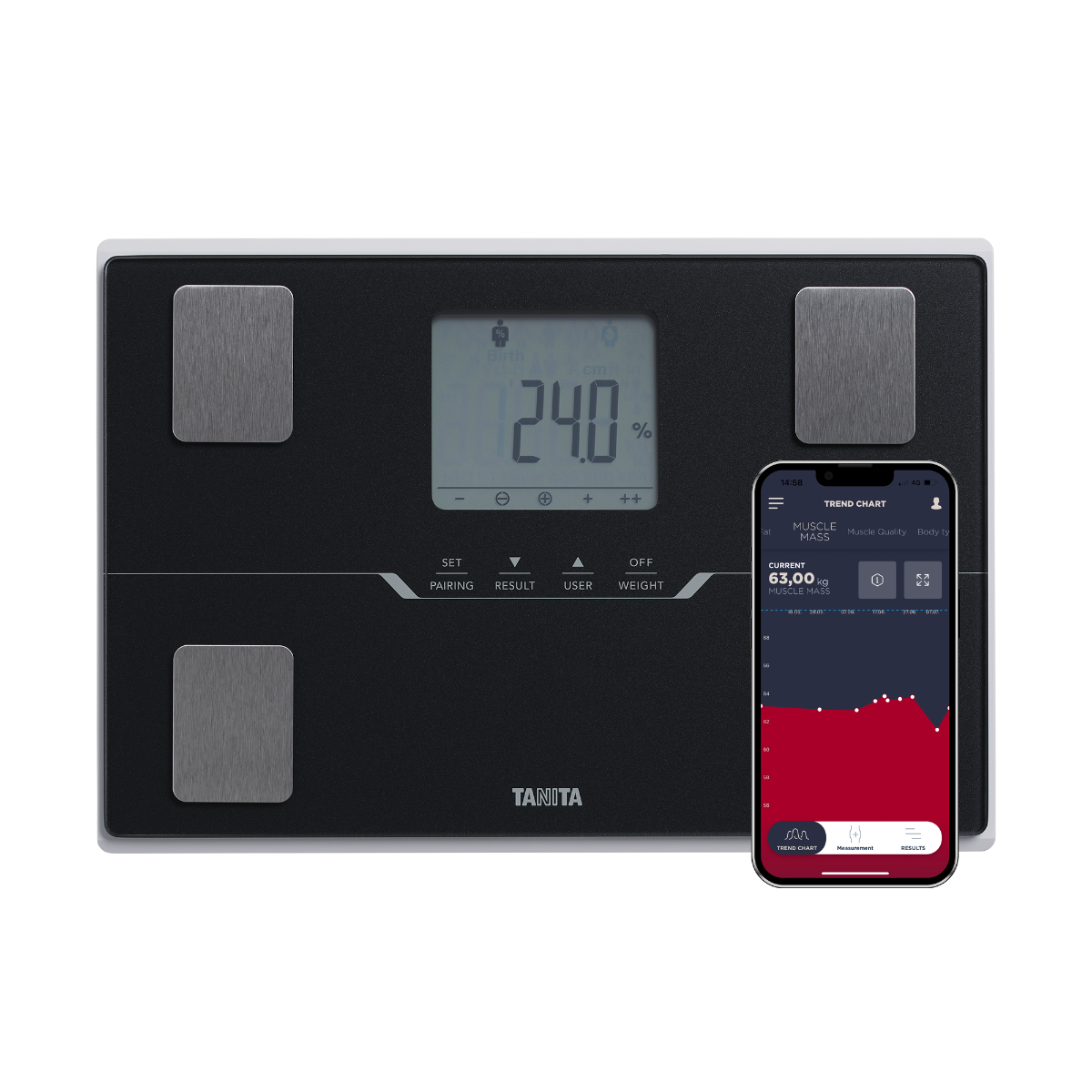 Tanita-BC-401-Analizor-corporal-inteligent-Bluetooth-transfer-date