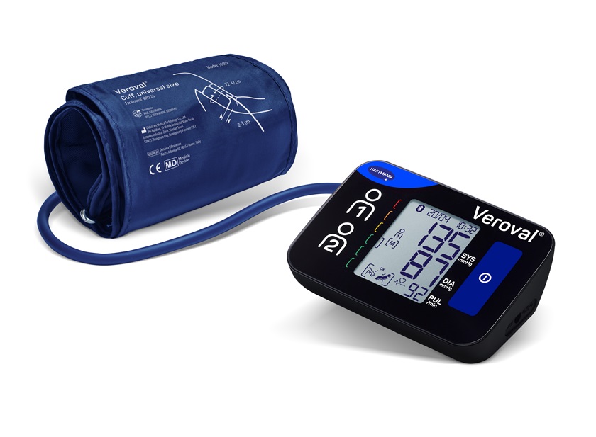 Tensiometru-brat-Veroval-Compact+BPU26-Bluetooth-validat-clinic-ESH-tensiune-arteriala