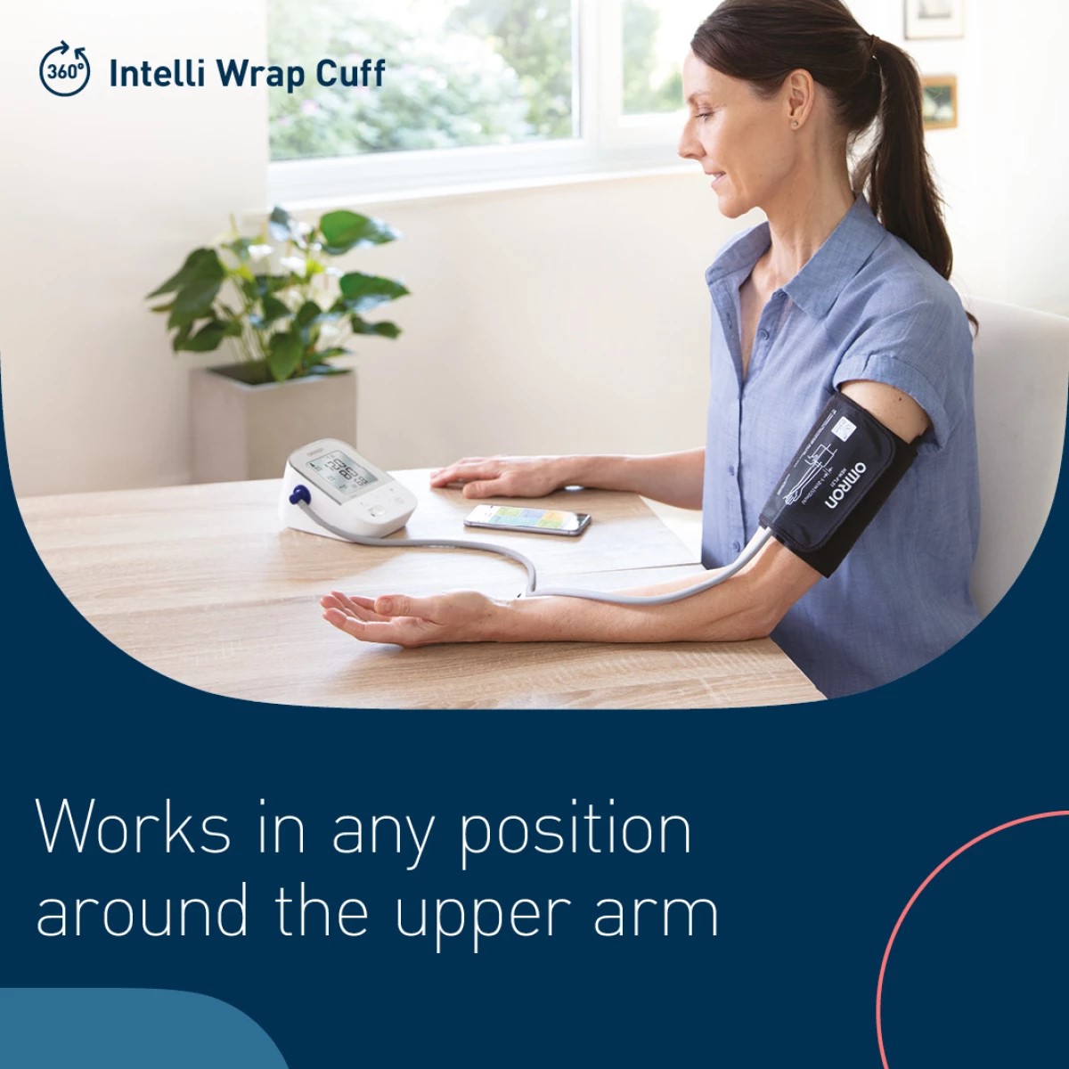 Tensiometru-OMRON-M4-brat-manseta-Intelli-Cuff-inteligenta