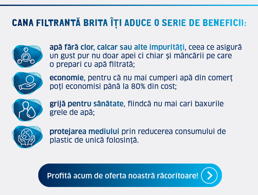 Beneficii cana filtranta Brita