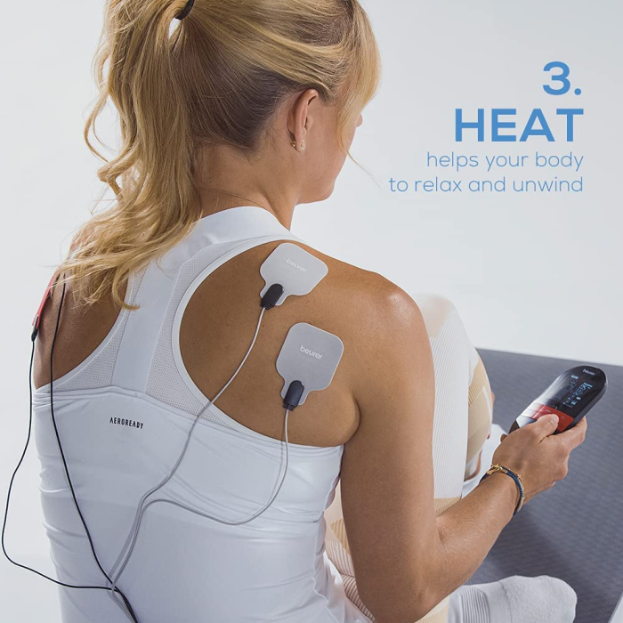 Electrostimulator muscular Beurer EM59 - (4 in 1) TENS / EMS / functie de incalzire si relaxare / masaj, baterie reincarcabila [6]