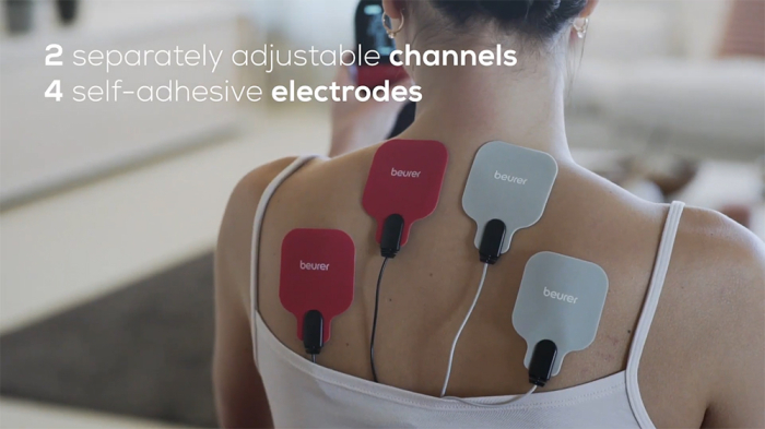 Electrostimulator muscular Beurer EM59 - (4 in 1) TENS / EMS / functie de incalzire si relaxare / masaj, baterie reincarcabila [2]