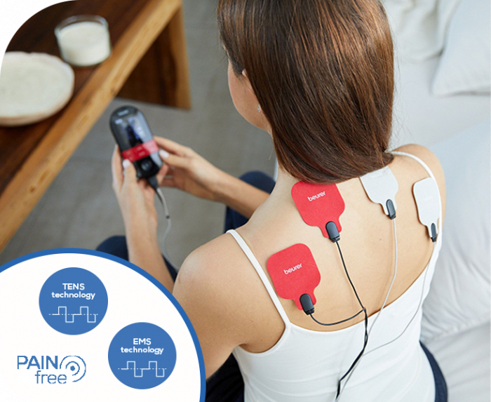 Electrostimulator muscular Beurer EM89 - (4 in 1) TENS / EMS / CALDURA / MASAJ, 8 electrozi, indicatii pozitionare electrozi [7]