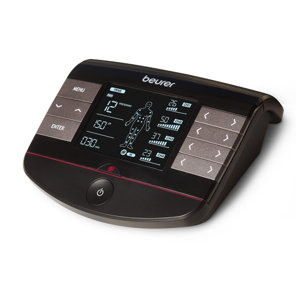Electrostimulator muscular Beurer EM89 - (4 in 1) TENS / EMS / CALDURA / MASAJ, 8 electrozi, indicatii pozitionare electrozi [2]