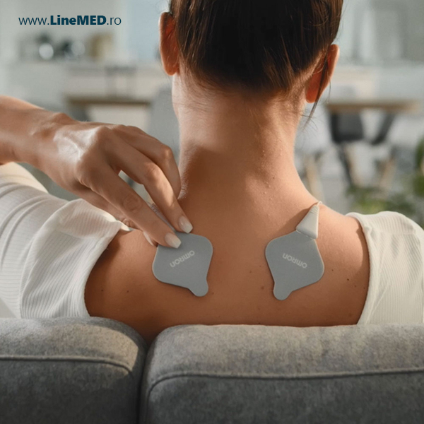 Electrostimulator muscular Omron HeatTens, TENS + HEAT (terapie prin caldura), baterie reincarcabila, pentru ameliorarea durerilor articulare si musculare [3]