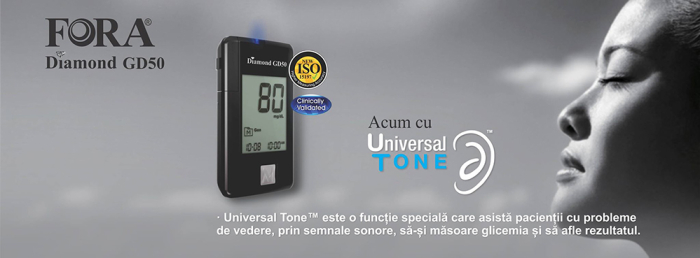 Glucometru FORA Diamond GD50 (foloseste teste cu valabilitate 6 luni de la deschiderea flaconului) [6]