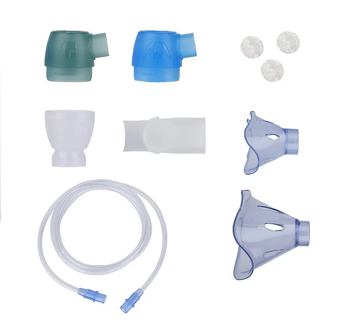 Kit accesorii nebulizator Omron DuoBaby (piese superioare, fluturas, masti, piesa gura, furtun, filtre) [4]