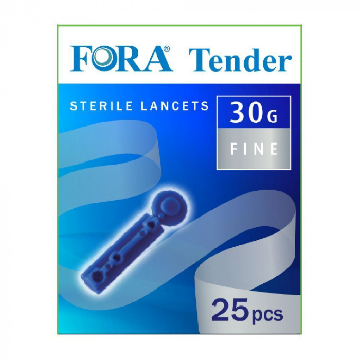 Lancete (Ace) sterile pentru glucometre, 30g, 25 buc [4]