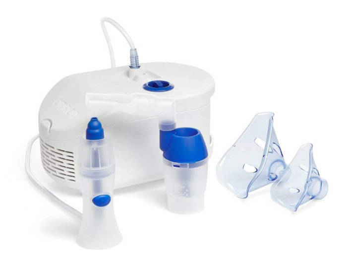 Nebulizator cu compresor Omron C102 / X102 Total + irigator nazal, utilizare continua, fabricat in Italia [8]