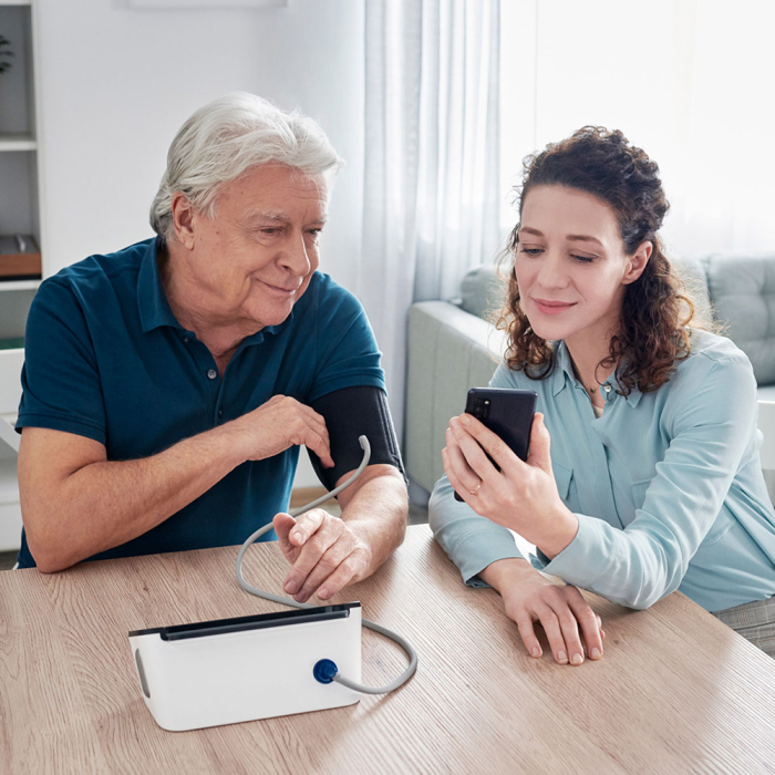 Omron Complete - Tensiometru automat pentru brat + EKG / ECG (electrocardiograma), validat clinic, functie AFIB, fabricat in Japonia [9]