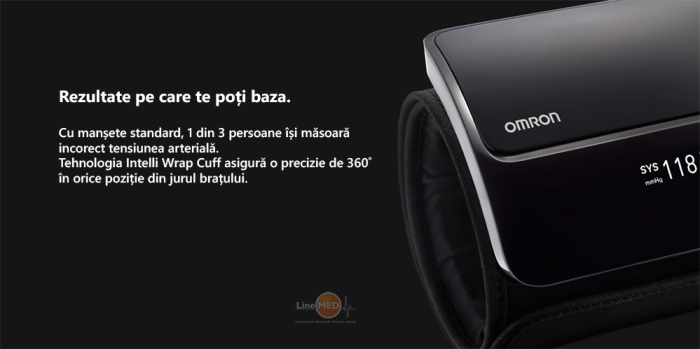 Omron EVOLV - Tensiometru digital de brat, manseta inteligenta 22-42 cm, transfer date Bluetooth, fara cabluri, validat clinic, ecran OLED, fabricat in Japonia [3]