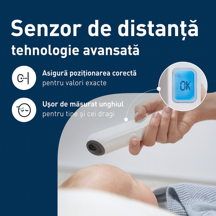 OMRON Gentle Temp 730 - Termometru de frunte cu infraroșu, fără contact, pentru nou-născuți, copii și adulți, măsurare rapidă în 1 secundă, rezistent la apa, silentios [7]