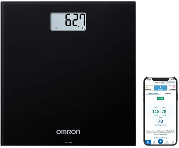 Omron HN300T2 Intelli IT - Cantar pentru monitorizarea greutatii cu functie de transfer date in aplicatia Omron Connect, poate fi asociat cu 2 dispozitive inteligente [3]