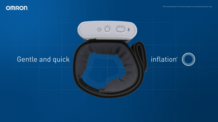 Omron NightView - Tensiometru de incheietura cu masurare nocturna, silentios, validat clinic, transfer date Bluetooth, fabricat in Japonia [10]