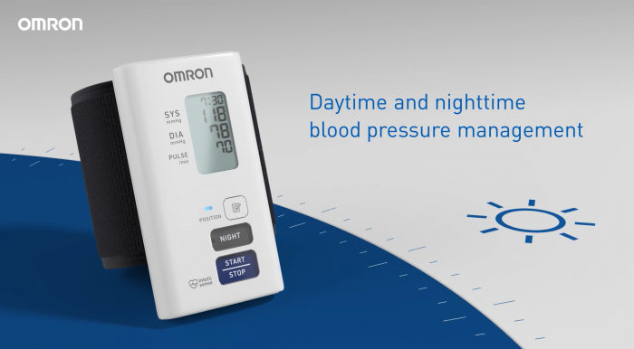Omron NightView - Tensiometru de incheietura cu masurare nocturna, silentios, validat clinic, transfer date Bluetooth, fabricat in Japonia [12]