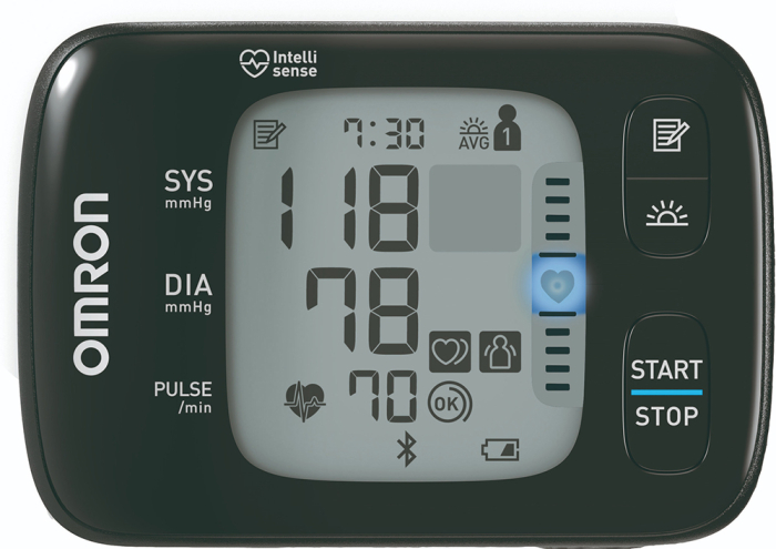 OMRON RS7 Intelli IT - Tensiometru de incheietura, silentios, transfer date Bluetooth, validat clinic [5]